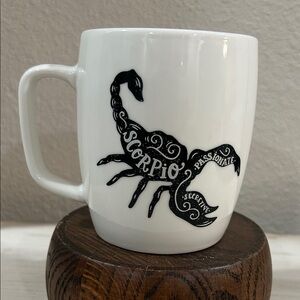 Threshold- 2017 Scorpio Passionate Mug - Black and White